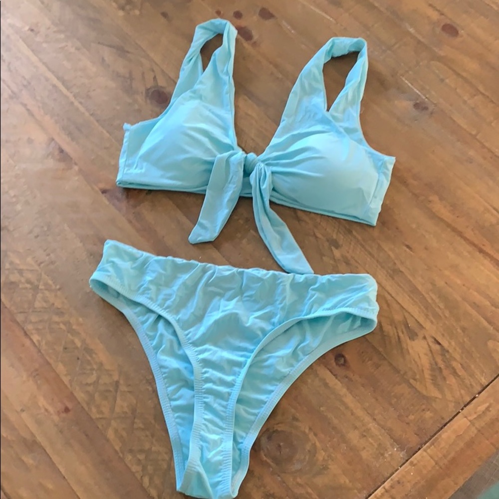High waisted swimsuit